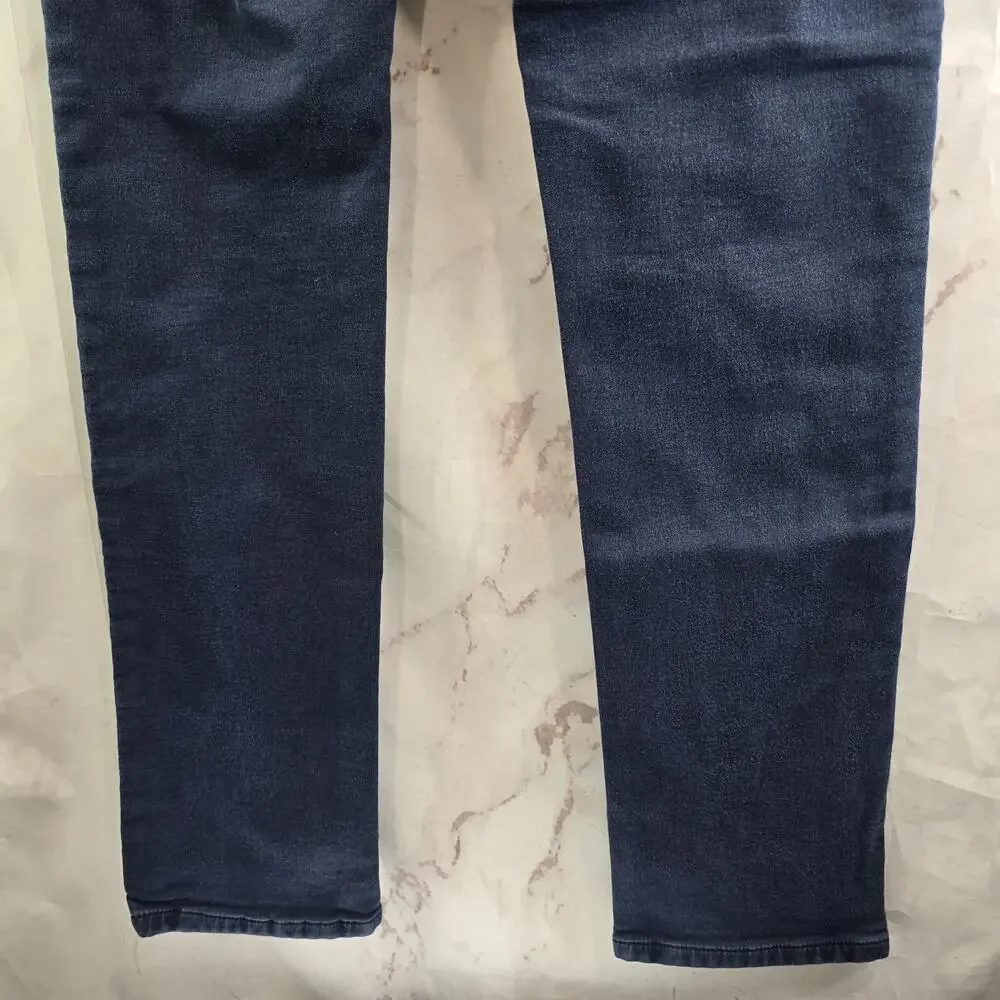 Banana Republic Pants Mens 30 X 32 Blue Traveler Jean Slim Straight Leg Navy